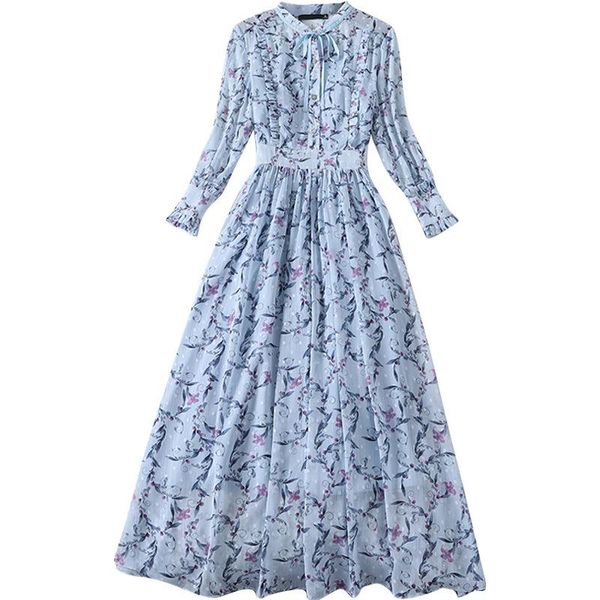 casual dresses floral printed chiffon dress 2021 autumn women's clothing stand collar single breasted slim a-line elegant midi s-xxl, Black;gray
casual dresses floral printed chiffon dress 2021 autumn women's clothing stand collar single breasted slim a-line elegant midi s-xxl, Black;gray