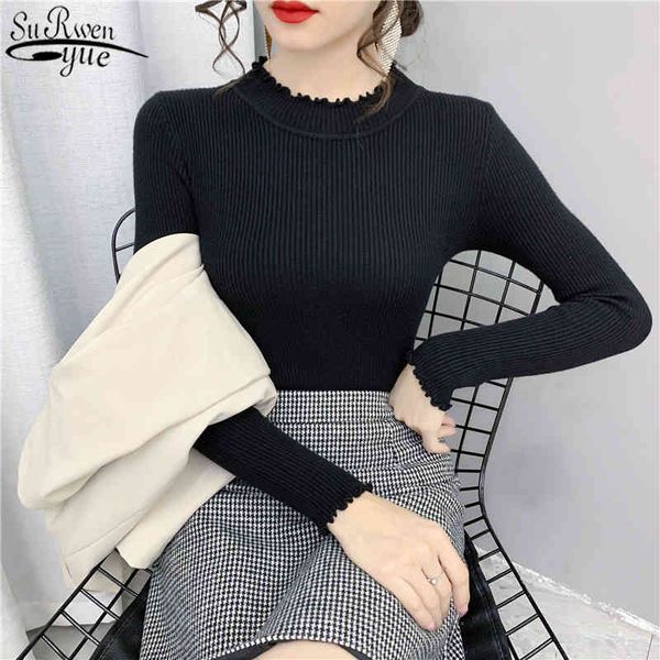 korean style fashion sweet o-neck solid pullover women women's sweater autumn long sleeve slim-fit bottoming shirt 11494 210427, White;black
korean style fashion sweet o-neck solid pullover women women's sweater autumn long sleeve slim-fit bottoming shirt 11494 210427, White;black