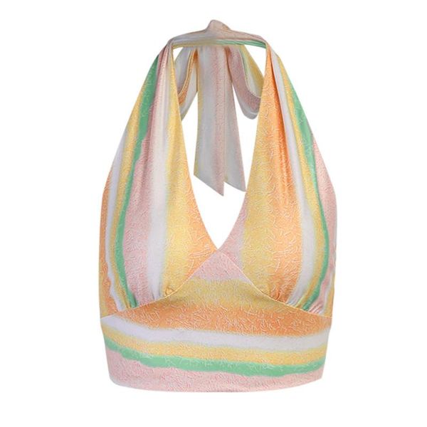 women's tanks & camis summer vest women colorful stripes camisole v-neck hanging neck lace up sleeveless tank backless base shirt, White
women's tanks & camis summer vest women colorful stripes camisole v-neck hanging neck lace up sleeveless tank backless base shirt, White