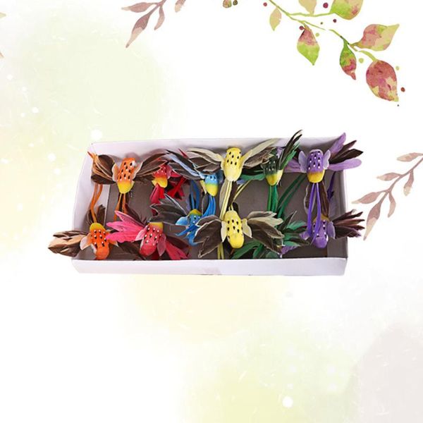 decorative objects & figurines 12pcs feather chic good quality simulation hummingbird bird ornament for home decoration
decorative objects & figurines 12pcs feather chic good quality simulation hummingbird bird ornament for home decoration