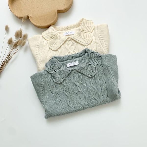 pullover autumn winter girls sweater turn-down collar hollow out for clothes long sleeve knitted dq216, Blue
pullover autumn winter girls sweater turn-down collar hollow out for clothes long sleeve knitted dq216, Blue