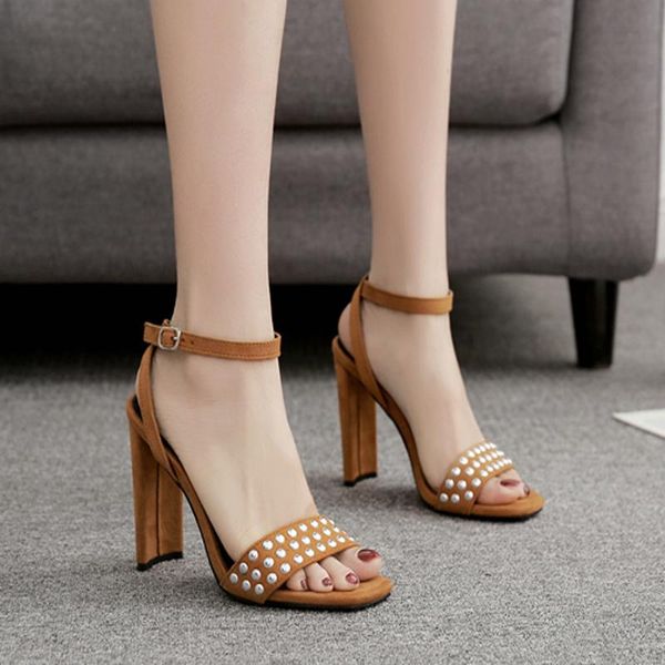plus size 35-42 women sandals ankle strap summer mujer gladiator rivet buckle pumps brown, Black
plus size 35-42 women sandals ankle strap summer mujer gladiator rivet buckle pumps brown, Black