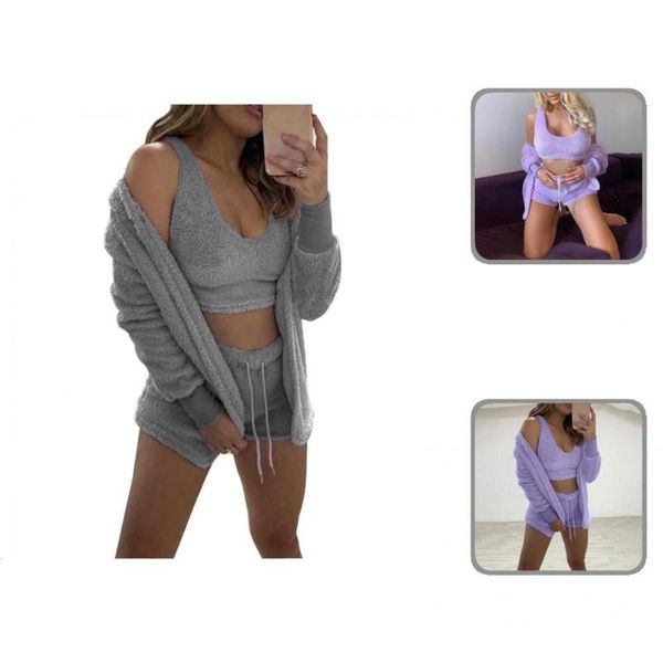 women's tracksuits 1 set casual short ribbed cuff coat crop shorts for running women tracksuit vest, Gray
women's tracksuits 1 set casual short ribbed cuff coat crop shorts for running women tracksuit vest, Gray