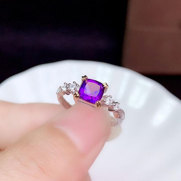wedding rings exquisite simplicity purple crystal square adjustable size luxury fashion jewelry for women anniversary gifts, Slivery;golden
wedding rings exquisite simplicity purple crystal square adjustable size luxury fashion jewelry for women anniversary gifts, Slivery;golden