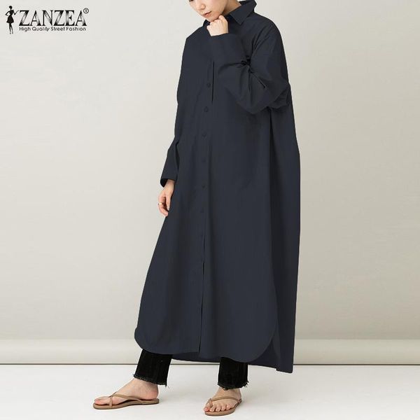 casual dresses zanzea vintage lapel neck long shirt dress women sundress elegant ladies sleeve buttons down solid loose vestido plus size, Black;gray
casual dresses zanzea vintage lapel neck long shirt dress women sundress elegant ladies sleeve buttons down solid loose vestido plus size, Black;gray