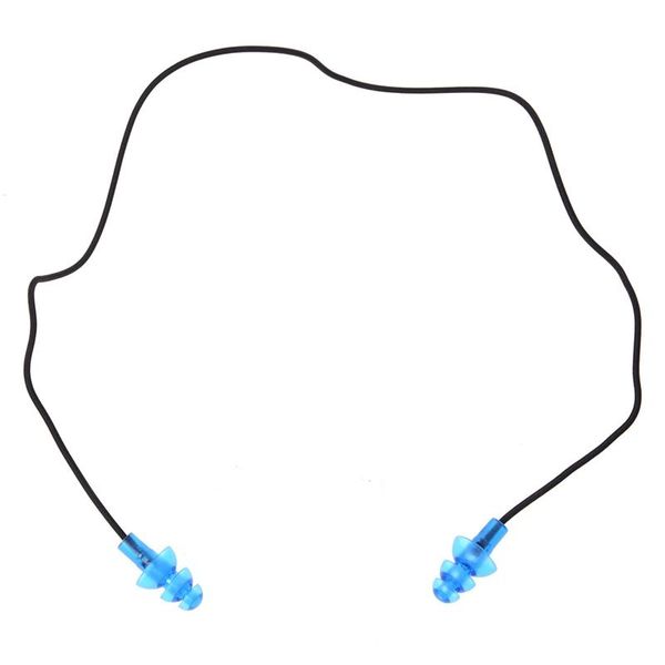 black elastic rubber string clear blue silicone swim ear plugs w storage case nose clip
black elastic rubber string clear blue silicone swim ear plugs w storage case nose clip