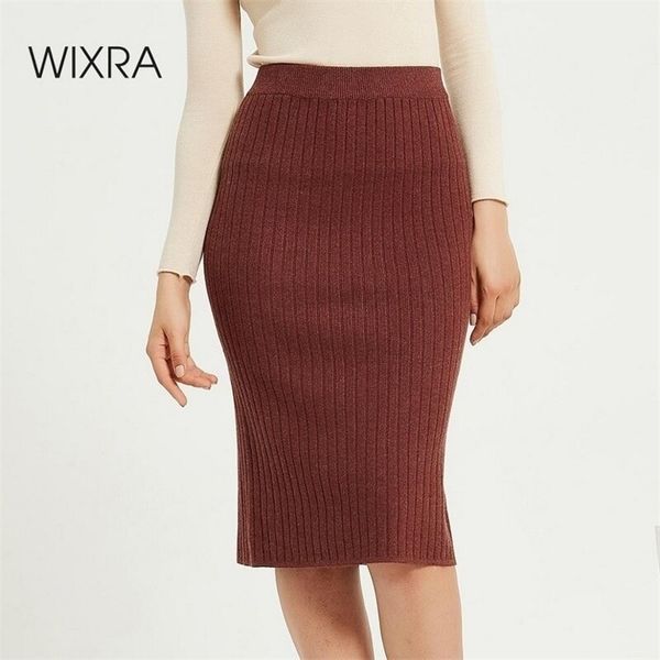 wixra womens knitted skirts slim solid basic ladies high waist knee-length skirt streetwear autumn winter 210412, Black
wixra womens knitted skirts slim solid basic ladies high waist knee-length skirt streetwear autumn winter 210412, Black