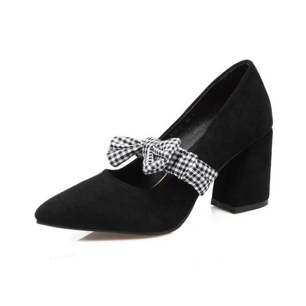 dress shoes big size single decorated with pointed bow ladies high heels women woman pumps, Black
dress shoes big size single decorated with pointed bow ladies high heels women woman pumps, Black