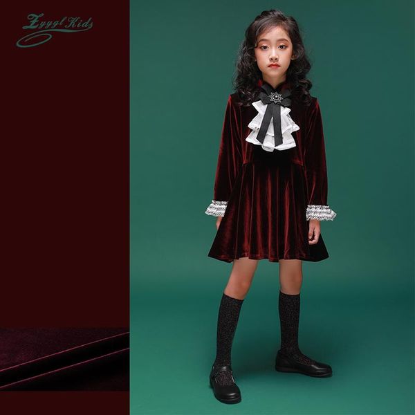 girl's dresses fall children retro baby princess party frocks girls winter dress wine red velvet kids clothes lace long sleeve, Red;yellow
girl's dresses fall children retro baby princess party frocks girls winter dress wine red velvet kids clothes lace long sleeve, Red;yellow