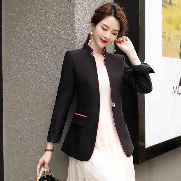 suit suit 2021 design autumn winter women's blazer single button s-4xl thin collar black pink elegant ladies jacket, White;black
suit suit 2021 design autumn winter women's blazer single button s-4xl thin collar black pink elegant ladies jacket, White;black