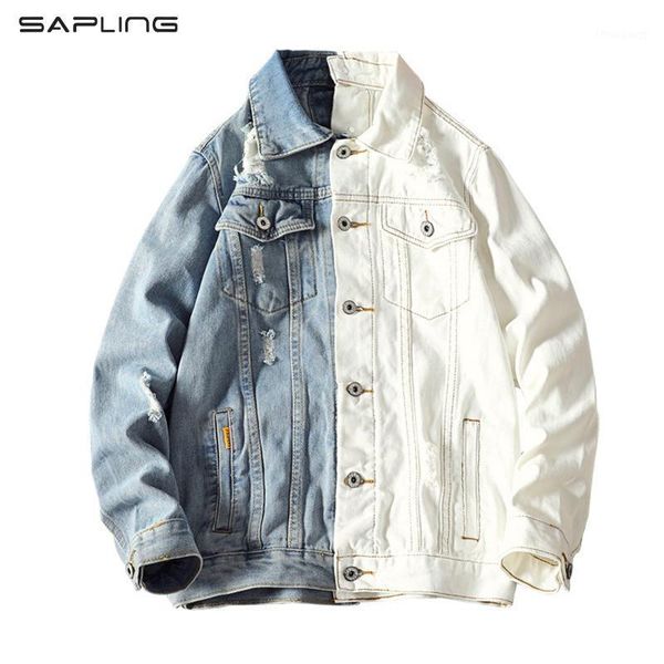 men's jackets detachable color contrast denim ripped patchwork slim casual jacket coat male chaqueta vaquera hombre m-5xl, Black;brown
men's jackets detachable color contrast denim ripped patchwork slim casual jacket coat male chaqueta vaquera hombre m-5xl, Black;brown
