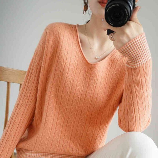 sweaters high-end autumn winter 100% cashmere sweater v- neck women's female loose large size knitted girl clothes 6 colors jumpes, White;black
sweaters high-end autumn winter 100% cashmere sweater v- neck women's female loose large size knitted girl clothes 6 colors jumpes, White;black