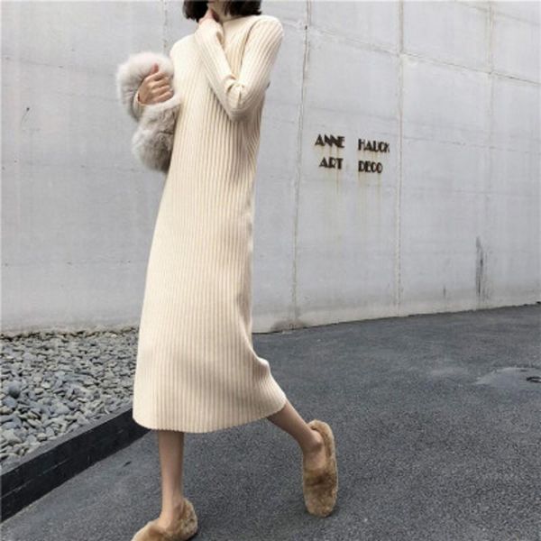 casual dresses knitted dress long korean version women knit sweater lady autumn winter 0sk047, Black;gray
casual dresses knitted dress long korean version women knit sweater lady autumn winter 0sk047, Black;gray