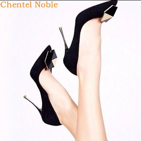 dress shoes fashion brand chentel metal decoration high heels spring woman luxurious leather party for women pumps 35-41 size, Black
dress shoes fashion brand chentel metal decoration high heels spring woman luxurious leather party for women pumps 35-41 size, Black