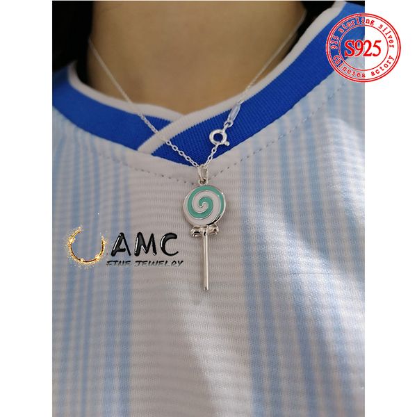amc candy necklace 925 silver pendant female jewelry exquisite craftsmanship official logo classic blue heart
amc candy necklace 925 silver pendant female jewelry exquisite craftsmanship official logo classic blue heart