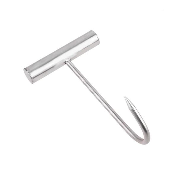 hooks & rails stainless steel hook practical pork roasted t-hook useful beaf chicken kitchen tool for home shop (20cm)
hooks & rails stainless steel hook practical pork roasted t-hook useful beaf chicken kitchen tool for home shop (20cm)