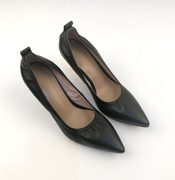 luxury dress shoes high heeled 2021 first layer cowhide + sheep ol profsional single sho pointed thin high heels 7cm comfortable without, Black
luxury dress shoes high heeled 2021 first layer cowhide + sheep ol profsional single sho pointed thin high heels 7cm comfortable without, Black