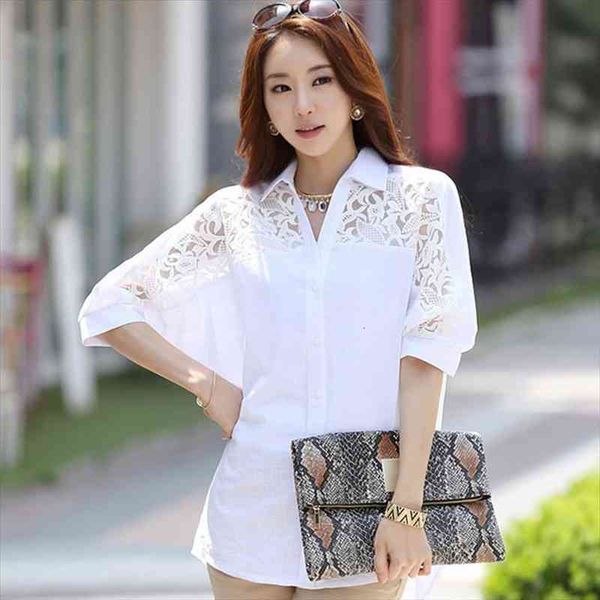Fanco Large Size 3xl Summer Female White Tops Womens Blouse Fashion Spring Casual Batwing Sleeves Shirt Female Tops Hots
Fanco Large Size 3xl Summer Female White Tops Womens Blouse Fashion Spring Casual Batwing Sleeves Shirt Female Tops Hots