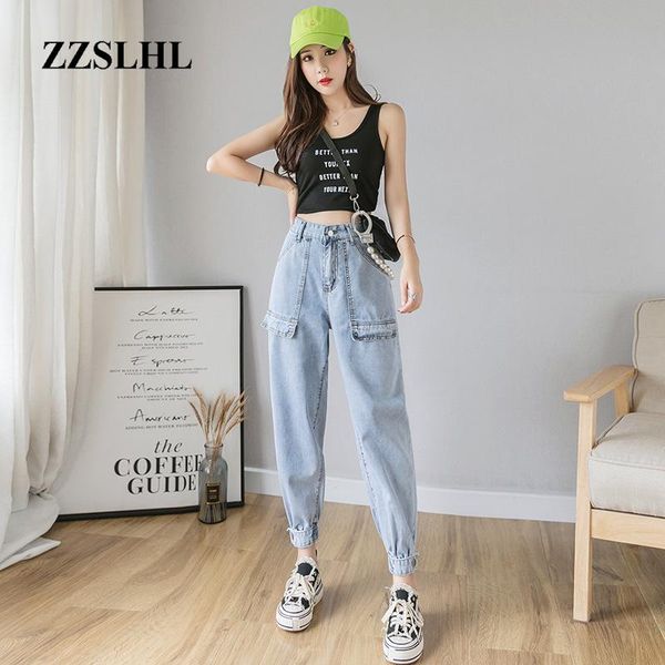 women's jeans spring / autumn 2021 jeans, high waist blue pocket ladies loose nine points elastic toe harem pants women
women's jeans spring / autumn 2021 jeans, high waist blue pocket ladies loose nine points elastic toe harem pants women
