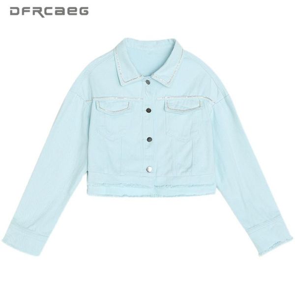 women's jackets light green vintage women crop denim jeans jacket with tassels 2021 spring long sleeve short coat streetwear retro outw, Black;brown
women's jackets light green vintage women crop denim jeans jacket with tassels 2021 spring long sleeve short coat streetwear retro outw, Black;brown