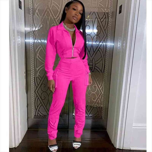 two piece set tracksuit womens pants autumn clothes zipper long sleeve short jacket and jogger suit outfits sweatsuit, White
two piece set tracksuit womens pants autumn clothes zipper long sleeve short jacket and jogger suit outfits sweatsuit, White