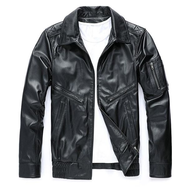 men's leather & faux italy men luxury genuine motorcycle biker brand sheepskin real flight jacket black slim coat
men's leather & faux italy men luxury genuine motorcycle biker brand sheepskin real flight jacket black slim coat