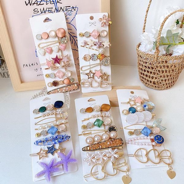 hair accessories 6/7/8pcs/set korean clips for women arcylic pearl hairclip trendy hairpin jewelry female stick gifts
hair accessories 6/7/8pcs/set korean clips for women arcylic pearl hairclip trendy hairpin jewelry female stick gifts