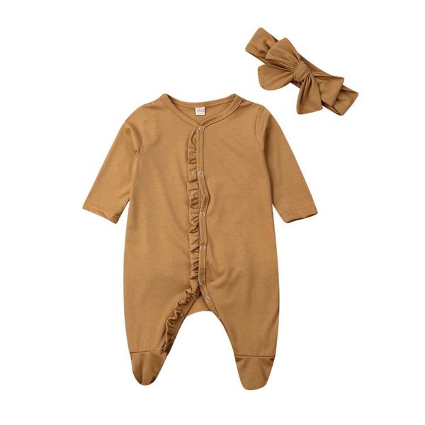 footies est arrival 0-12m baby toddler solid clothes born infant babies boy girl ruffles sleepwear pyjamas outfit, Blue
footies est arrival 0-12m baby toddler solid clothes born infant babies boy girl ruffles sleepwear pyjamas outfit, Blue