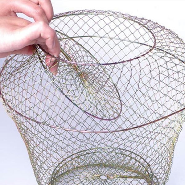 foldable iron mesh fishing fish pot small portable crab lobster shrimp basket lightweight collapsible storage nets accessories
foldable iron mesh fishing fish pot small portable crab lobster shrimp basket lightweight collapsible storage nets accessories