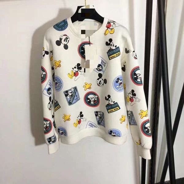 2021 milan style spring summer brand same style sweater print regular black white long sleeve crew new women clothes yipinhui, White;black
2021 milan style spring summer brand same style sweater print regular black white long sleeve crew new women clothes yipinhui, White;black