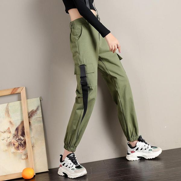 women's pants & capris autumn cotton overalls loose straight tube slim casual cargo multi pocket harem streetwear trousers, Black;white
women's pants & capris autumn cotton overalls loose straight tube slim casual cargo multi pocket harem streetwear trousers, Black;white