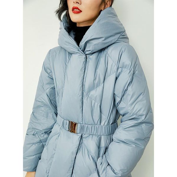 women's down & parkas 2021 winter jacket women slim long female puffer coat with belt korean style coats and jackets clothes ropa mujer, Black
women's down & parkas 2021 winter jacket women slim long female puffer coat with belt korean style coats and jackets clothes ropa mujer, Black