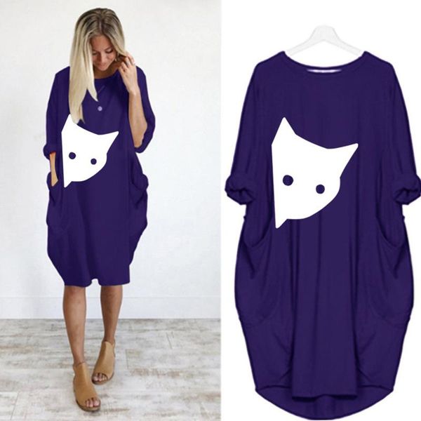 casual dresses 2021 women clothing women's midi plus size summer loose o-neck lent/autumu animal effects length, Black;gray
casual dresses 2021 women clothing women's midi plus size summer loose o-neck lent/autumu animal effects length, Black;gray