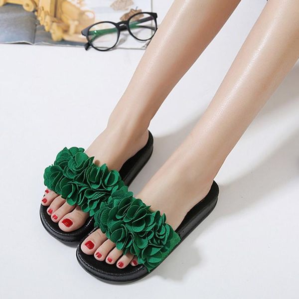 nice women flower slippers platform summer sandals flat flip flops beach shoes casual home slides, Black
nice women flower slippers platform summer sandals flat flip flops beach shoes casual home slides, Black