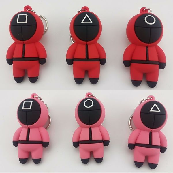 squid game key chain surrounding pvc doll pendant soft rubber key ring pendant bag pendant personality red man, Slivery;golden
squid game key chain surrounding pvc doll pendant soft rubber key ring pendant bag pendant personality red man, Slivery;golden