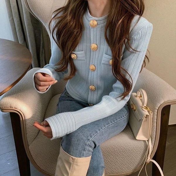 women's knits & tees korobov elegant ol long sleeve o neck women sweaters 2021 autumn winter button cardigans korean cropped cardigan, White
women's knits & tees korobov elegant ol long sleeve o neck women sweaters 2021 autumn winter button cardigans korean cropped cardigan, White