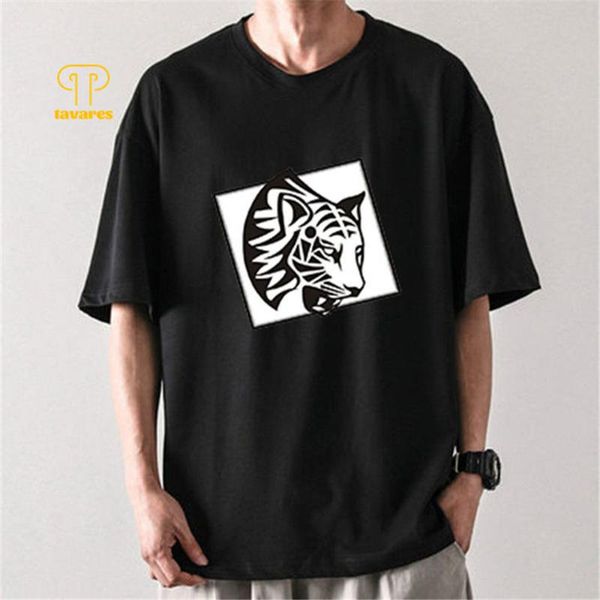 men's t-shirts tavares men short sleeve customized printing summer round neck casual cotton t-shirt breathable loose clothes, White;black
men's t-shirts tavares men short sleeve customized printing summer round neck casual cotton t-shirt breathable loose clothes, White;black