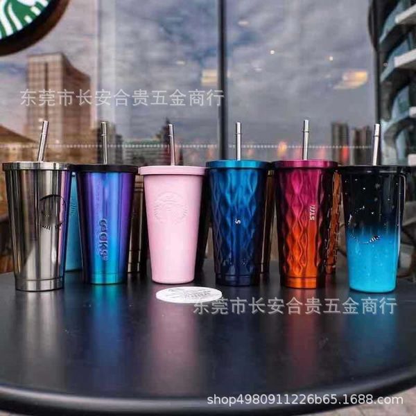 2020 tiktok star, the same diamond rhombus stainless steel straw heater., Ice blue 1
2020 tiktok star, the same diamond rhombus stainless steel straw heater., Ice blue 1