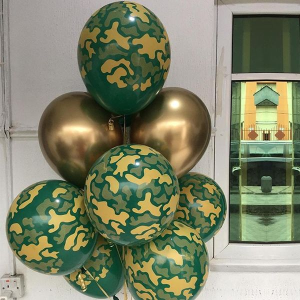party decoration 10x 12inch matel camouflage ballons military theme fighter tank green printed balloon baby shower brithday wedding decor
party decoration 10x 12inch matel camouflage ballons military theme fighter tank green printed balloon baby shower brithday wedding decor