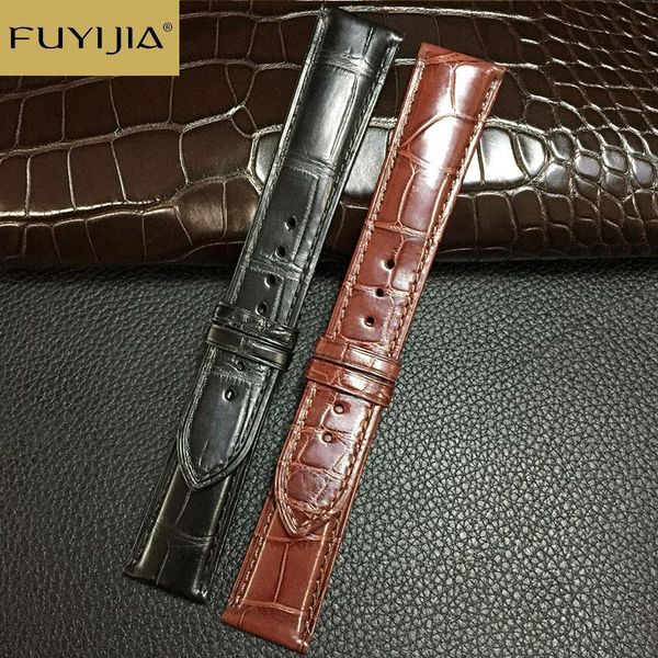 watch bands fuyijia handmade men watchbands 20mm 22mm double crocodile leather belt custom brand strap genuine alligator band, Black;brown
watch bands fuyijia handmade men watchbands 20mm 22mm double crocodile leather belt custom brand strap genuine alligator band, Black;brown