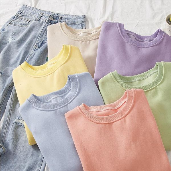 social harajuku candy colors womens sweatshirts long sleeved cotton pullover clothes, Black
social harajuku candy colors womens sweatshirts long sleeved cotton pullover clothes, Black