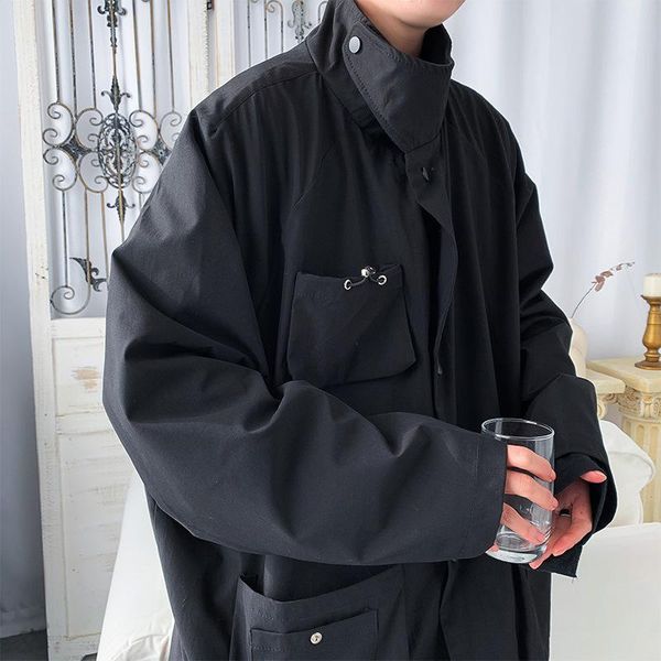 men's jackets winter button up vintage y2k style for men streetwear korean fashion clothes techwear cargo coats clothing 2021, Black;brown
men's jackets winter button up vintage y2k style for men streetwear korean fashion clothes techwear cargo coats clothing 2021, Black;brown