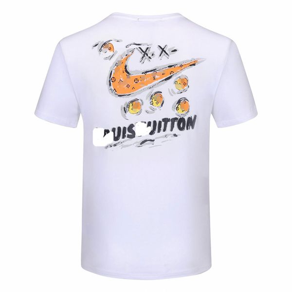 2021 trendy casual style men's t-shirt fashion printing tide short sleeve wild men's summer factory outlet tee, White;black
2021 trendy casual style men's t-shirt fashion printing tide short sleeve wild men's summer factory outlet tee, White;black