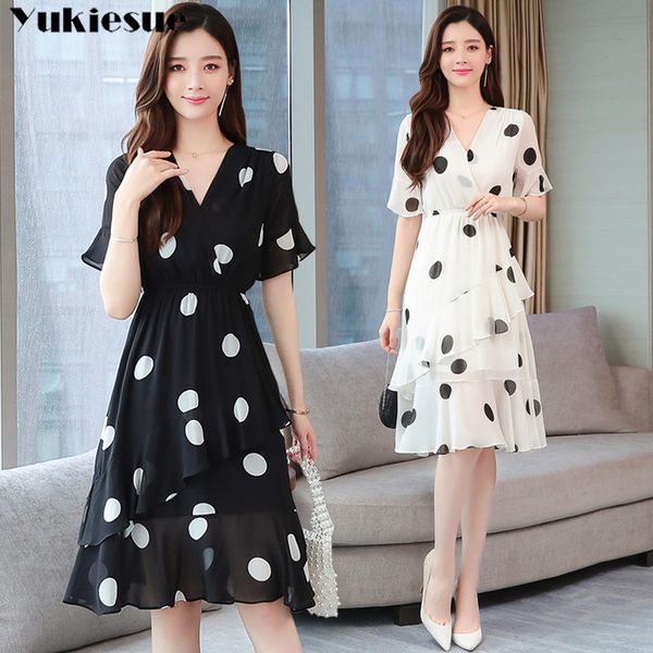 summer dress for women es women's black vintage dot printed maxi party short sleeve bodycon female 210518, Black;gray
summer dress for women es women's black vintage dot printed maxi party short sleeve bodycon female 210518, Black;gray