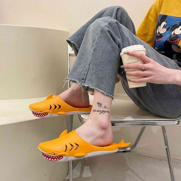 luxury slippers personality funny shark parent child couple baotou half female summer travel beach sho cartoon children's slippers, Black
luxury slippers personality funny shark parent child couple baotou half female summer travel beach sho cartoon children's slippers, Black