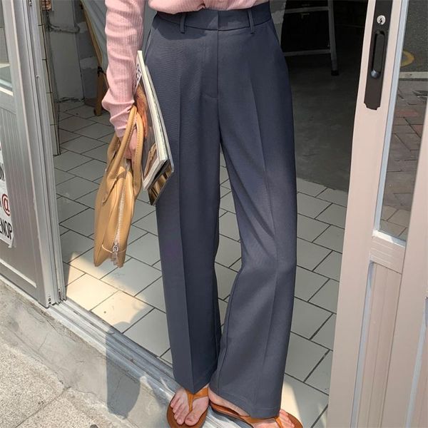 women's pants & capris hzirip straight women trousers loose high waist slim casual plus size work wear 2021 autumn ol solid wide leg, Black;white
women's pants & capris hzirip straight women trousers loose high waist slim casual plus size work wear 2021 autumn ol solid wide leg, Black;white