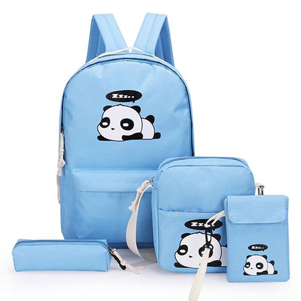school bags 4 set schoolbags kids college style cartoon panda backpack for teenage girls female bagpack fashion student
school bags 4 set schoolbags kids college style cartoon panda backpack for teenage girls female bagpack fashion student