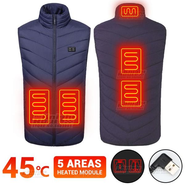 men's vests 5 areas men winter heated jackets usb vest ski jacket motorcycle warm thermal moto hunting clothing, Black;white
men's vests 5 areas men winter heated jackets usb vest ski jacket motorcycle warm thermal moto hunting clothing, Black;white