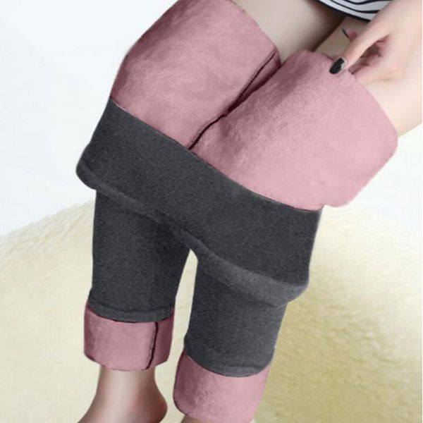 women's leggings fashion warm plus velvet winter ankle-length keep solid pants high waist large size women 2021, Black
women's leggings fashion warm plus velvet winter ankle-length keep solid pants high waist large size women 2021, Black