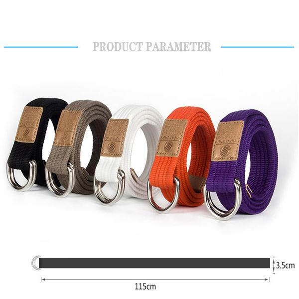 fashion men / women belt d shaped double ring buckle simple solid cotton canvas all-match belts waist luxury, Black;brown
fashion men / women belt d shaped double ring buckle simple solid cotton canvas all-match belts waist luxury, Black;brown